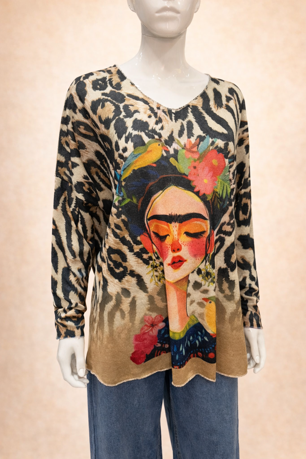 Polera manga larga Frida